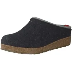 Haflinger Hausschuhe Grizzly Kris,graphit 711056 in Grau, 46