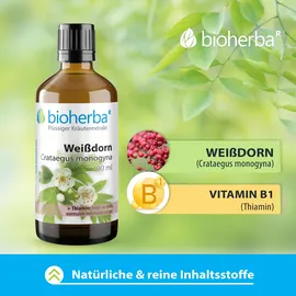 Bioherba Weissdorn Crataegus monogyna Tropfen Tinktur 50 ml