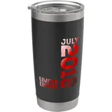Juli 2018 Legendäres Jahr 2018 Retro 2018 Vintage 2018 Doppelwandiger Edelstahl-Thermobecher
