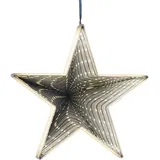 Hellum LED-Stern "3D Infinity Effekt" Ø190mm mit Timer-Funkion batteriebetrieben IP20