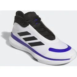 Basketballschuh ADIDAS PERFORMANCE "BOUNCE LEGENDS LOW", Gr. 46, bunt (cloud weiß, core schwarz, lucid blau), Textil, Synthetik, sportlich, Schuhe