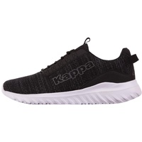 Kappa Stylecode: 243308 Jarek Unisex Sneaker, Black Grey, 39 EU - 39 EU