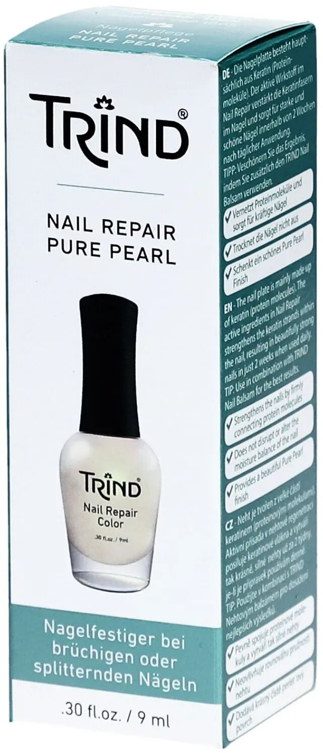 Trind® Härtender und verstärkender Lack für brüchige und weiche Nägel - Pure Perle