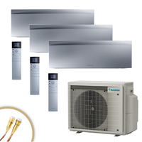 DAIKIN Emura3 Klimaanlage | 3xFTXJ25AS | 3x 2,5kW | 3x 10m Quick Connect