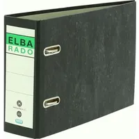 Elba Ordner rado A5 quer 75mm schwarz