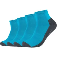 CAMANO function Sneakersocken 4er Pack Blau/Grau 43-46