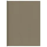 vidaXL Zeltteppich Taupe 400x700 cm HDPE