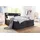 Collection AB Boxspringbett COLLECTION AB "Ninoni", grau (anthrazit), B:195cm L:210cm, Komplettbetten, Boxspringbett, inkl. Bettkasten, Topper und wahlweise mit LED-Beleuchtung