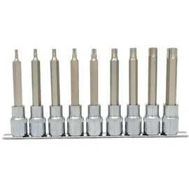 KS Tools 1/2" CHROMEplus Bit-Stecknuss-Satz Torx 9-tlg.
