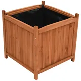 vidaXL Hochbeete 50 x 50 x 50 cm Braun