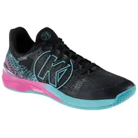 Kempa Hallen-Sport-Schuhe ATTACK ONE 2.0 in schwarz/aqua | Gr.: