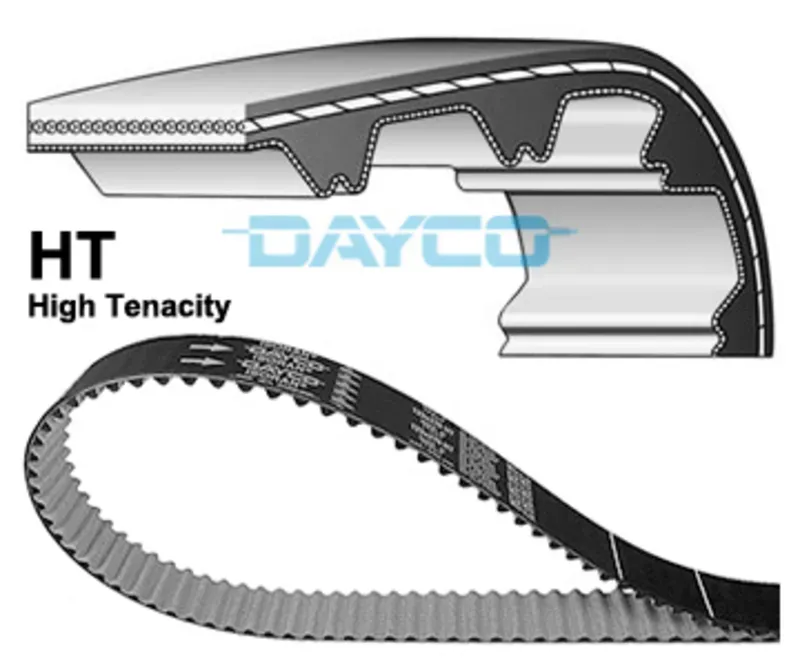 Dayco Hochfester Zahnriemen, weiss