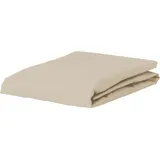 Essenza Spannbettlaken Premium Perkal 90 x 200 cm grau-beige
