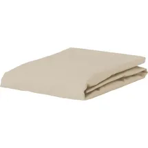 Essenza Spannbettlaken Premium Perkal 90 x 200 cm grau-beige