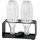 Wenko Flaschenhalter Wave 23,5 x 11,5 x 11,5 cm Schwarz