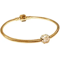 Pandora 28191 Damenarmband Planet Venus Goldfarben Geschenkset, 21 cm