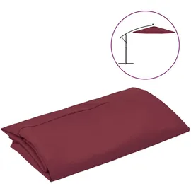 vidaXL Ersatzbezug Ampelschirm Polyester 300 cm Bordeauxrot