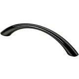 Hettich Möbelgriff Hettich Möbelgriff verchromt schwarz 10 x 112,5 x schwarz