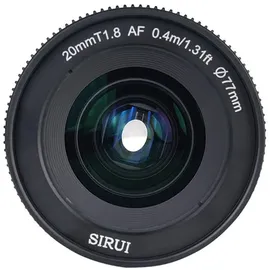Sirui 20 mm F1,8, Autofokus, Sony E-Mount