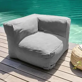 Oviala Garten-Ecksofa Loungemöbel grau