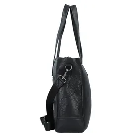 Plevier Rock Shopper Leder Schwarz