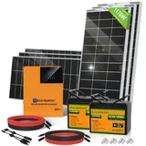 1200W 24V Solaranlage Komplettpaket Photovoltaik Balkonkraftwerk PV Plug& Play
