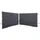 Quick Star Seitenwand-Set für Pavillon 3x3 m 2 Stück Anthrazit 3 x 1,95 m