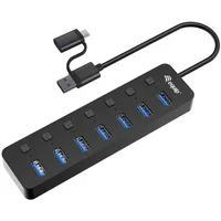 Equip 7-Port USB 3.2 Gen 1 Hub mit Netzteil