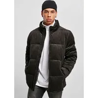 URBAN CLASSICS Boxy Corduroy Puffer Jacket Jacken, Black,