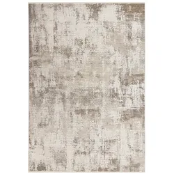 Kadima Design Modern Velours Teppich | 200x300cm, Florhöhe 8mm | Naturtöne Beige | Pflegeleicht | Abstrakt stil | Wohnzimmer | SIENA-Arbia Kollektion