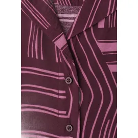 STREET ONE Midikleid Grafisches Muster Lila/Pink/Rosa 44