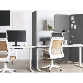 Beliani Akustik Raumteiler 3-teilig STANDI