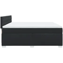 vidaXL Boxspringbett 180 x 200 cm Schwarz