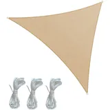 Mobili Rebecca Sonnensegel Rebecca Mobili Inga 500x500x500 Polyester Wasserdicht Stahl Dunkelbeige