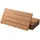 ECD Germany WPC Terrassenfliesen bronze 60 x 30 cm 12 St.