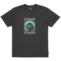 QUIKSILVER Feel The Outside Kurzarm-t-shirt - Tarmac - M