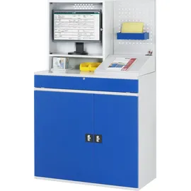 Rau Modell 67 stationär lichtgrau/enzianblau