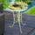 Harms Import Gartentisch Beistelltisch Ø 38 x 53 cm Altweiß