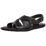 SIOUX Mirtas Sandalen, Schwarz (schwarz)