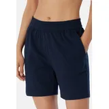 SCHIESSER Mix + Relax Schlafhose Kurz Blau 48