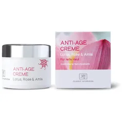 Classic Ayurveda Anti-Age Creme, BDIH Anti-Aging-Gesichtspflege 50 ml 