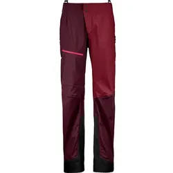 ORTOVOX Damen Trekkinghose "3L Ortler Pants", dark wine, S