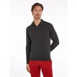 Tommy Hilfiger Troyer »PIMA ORG CTN CASHMERE ZIP MOCK«, grau