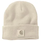 Carhartt Unisex Knit Beanie Hat, White, One Size