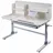 Interlink Schreibtisch Sören weiß pulverbeschichtet B/H/L: ca. 60x96x120 cm - Weiss
