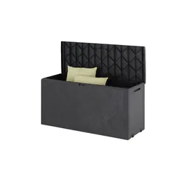 gartenundmoebel.de Auflagenbox Emily ¦ grau ¦ Maße (cm): B: 118 H: 57 T: 45.0