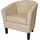 MCW Sessel O17 Kunstleder 75 x 75 x 75 cm Beige