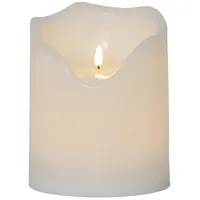 StarTrading XXL Stumpenkerze 20 cm weiß