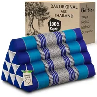 Livasia Rückenstützkissen mit Muster - 30x50x30cm - Dreieckskissen für