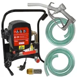 Dieselpumpen Heizölpumpe Biodiesel elektrische Kraftstoffpumpe Ölpumpe Fasspumpe Dieselpumpe Umfüllpumpe Selbsansaugend 230V mit Zapfpistole Zubehör mit Zähler